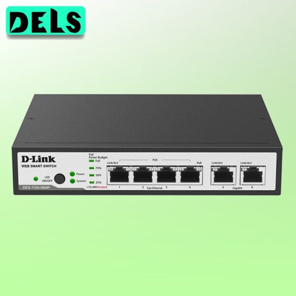 D-link DES-1100-06MP коммутатор