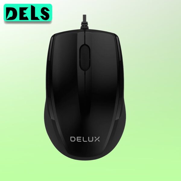Delux DLM-321OUB Мышь проводная чёрная