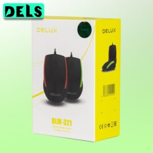 Delux DLM-321OUB Мышь проводная чёрная