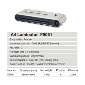 Ламинатор COMIX F9061 А4