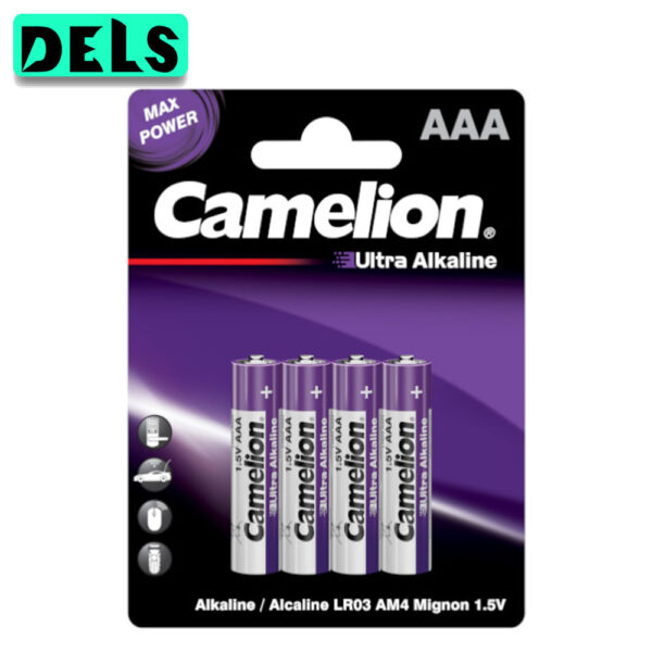 Батарейка CAMELION Ultra Alkaline LR03-BP4UT