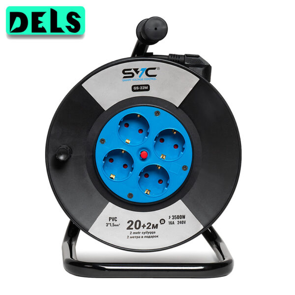 Удлинитель на катушке SVC GS-22M 22м. 240 в.