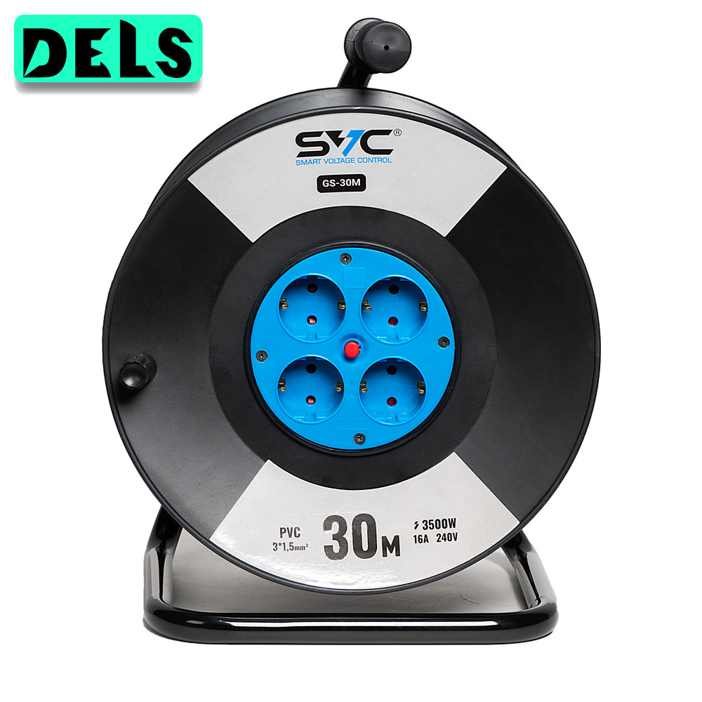 Удлинитель на катушке SVC GS-30M 30м. 240 в.