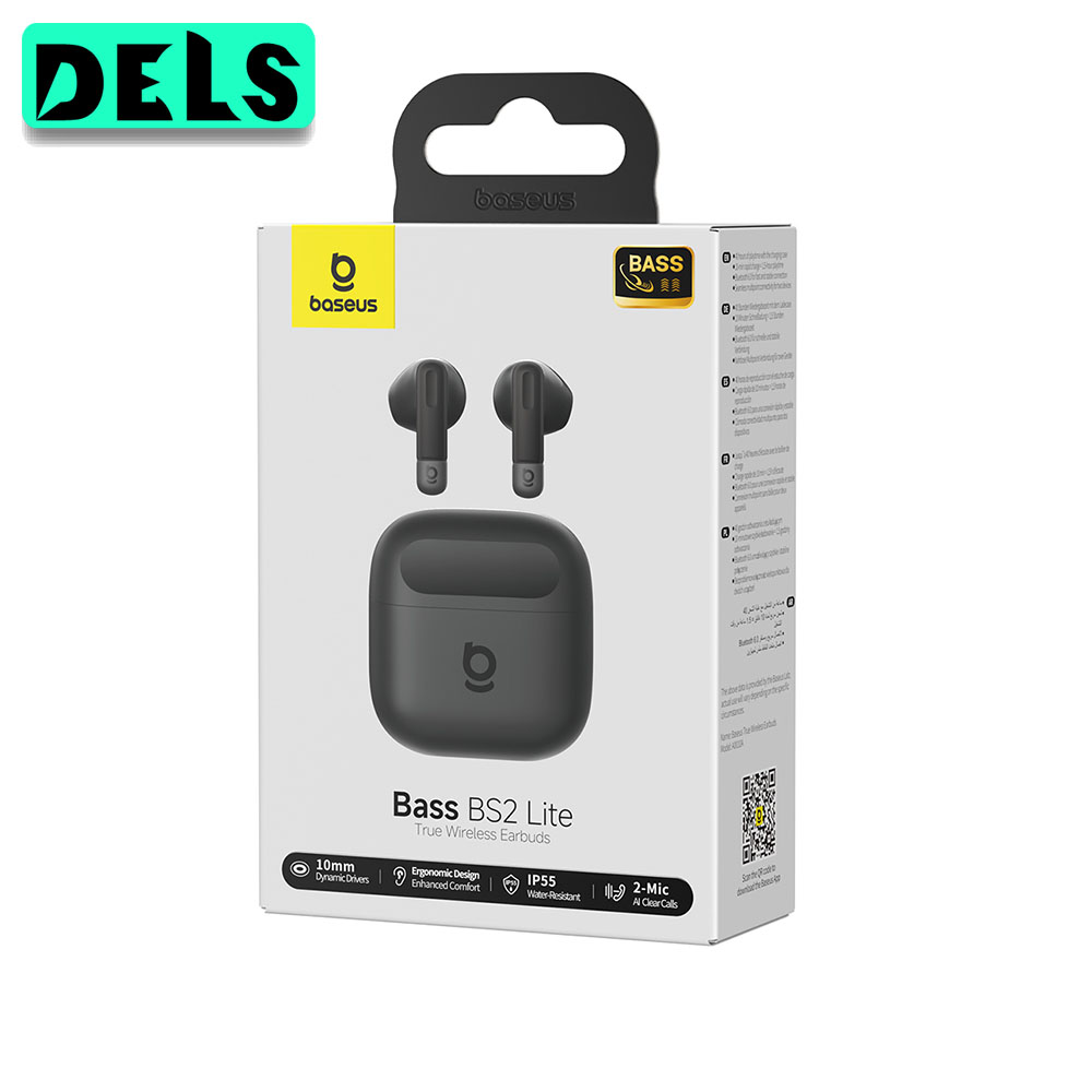 Наушники Baseus Bass BS2 Lite Earbuds Cosmic Black (A0010A02)